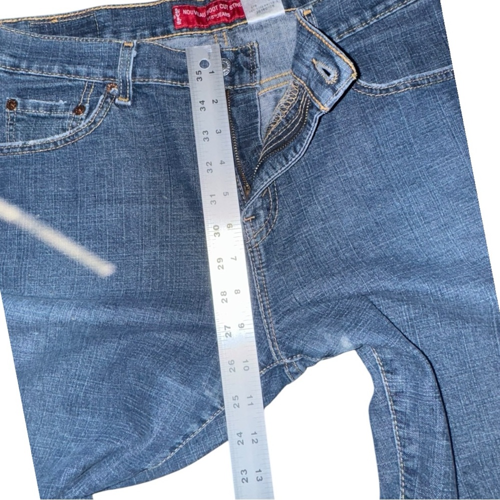 VTG y2k Levi’s 515‎ bootcut medium wash LOW RISE size 12 petite - Picture 6 of 9